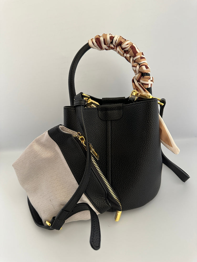 Italian Leather Bucket Bag