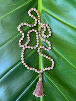 Sunstone Knotted Mala