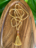 FULLNESS OF LIFE Citrine Knotted Mala